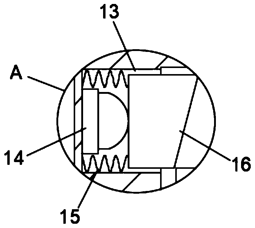 Efficient heat dissipation type Ethernet switch