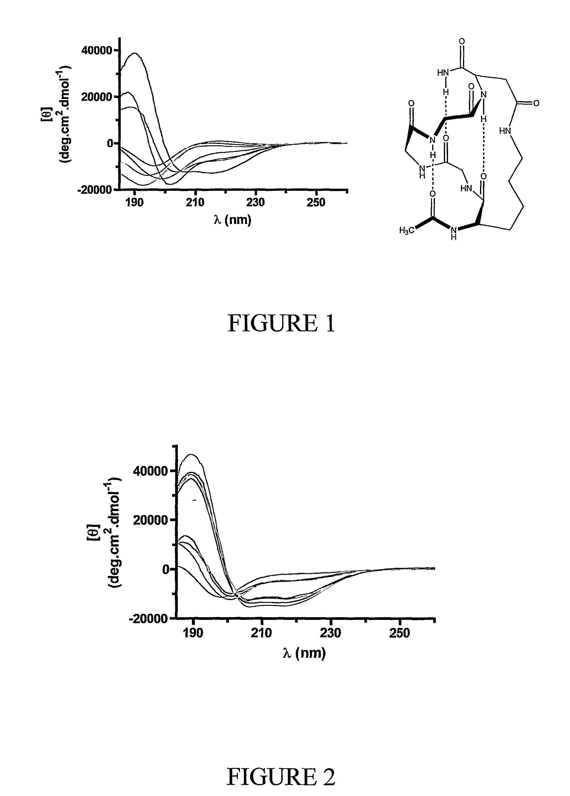 Alpha helical mimics, their uses and methods for their production