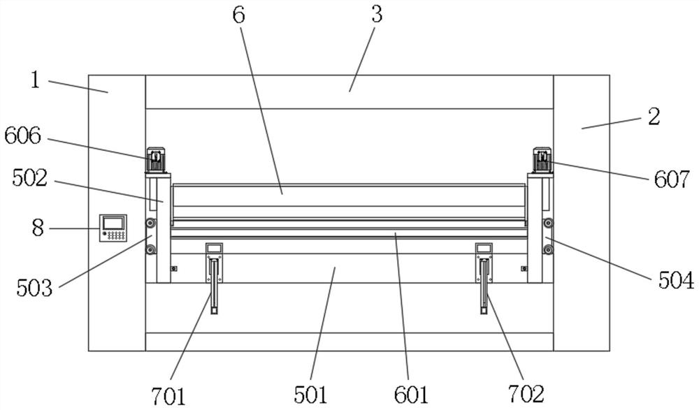 Arc-shaped mesh bending machine for reinforcing mesh machining