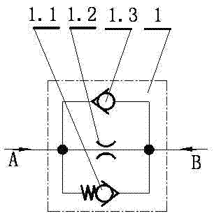 Hydraulic damping device