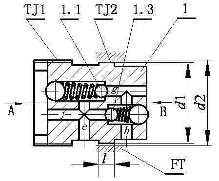 Hydraulic damping device