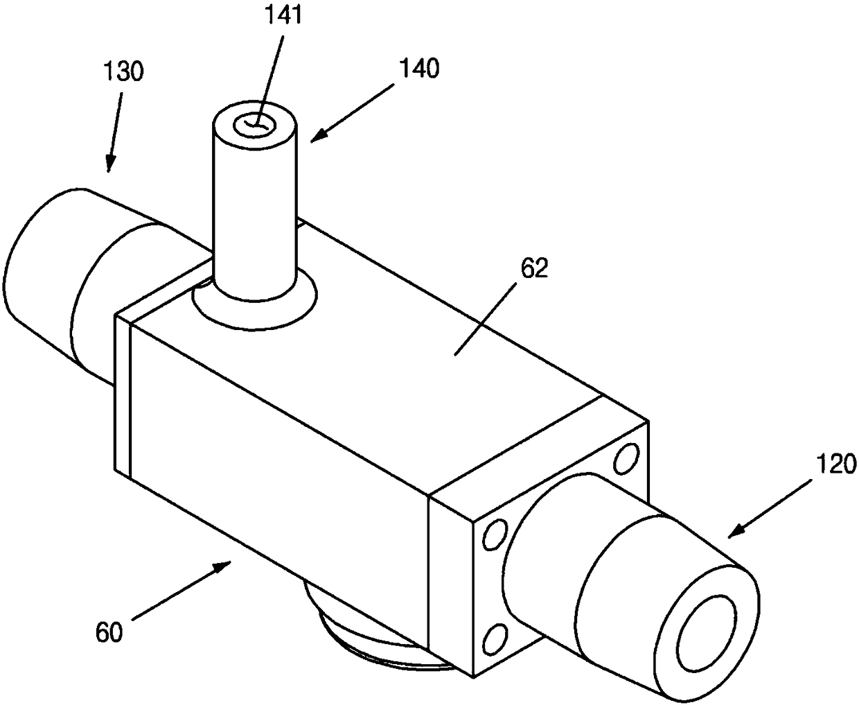 Tire with self-inflation device