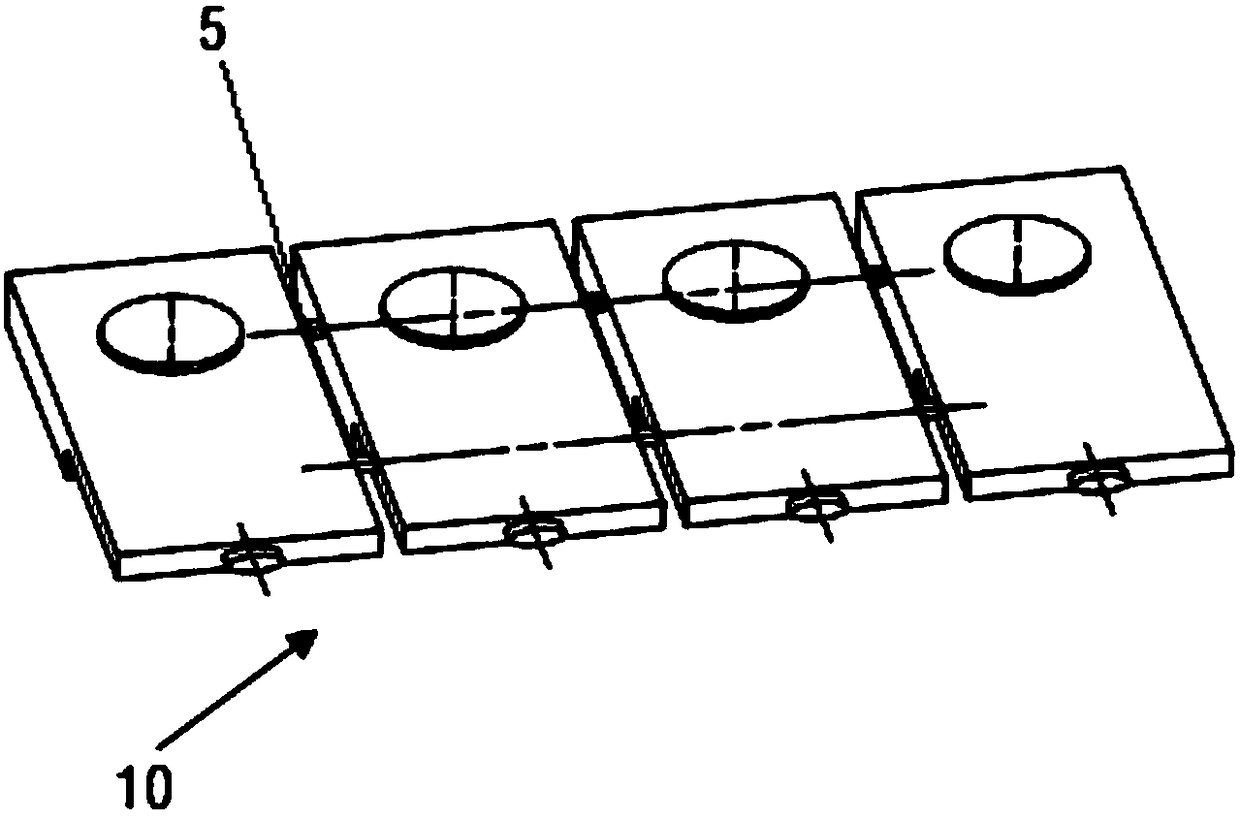 Core box and method for producing integrated sand cores