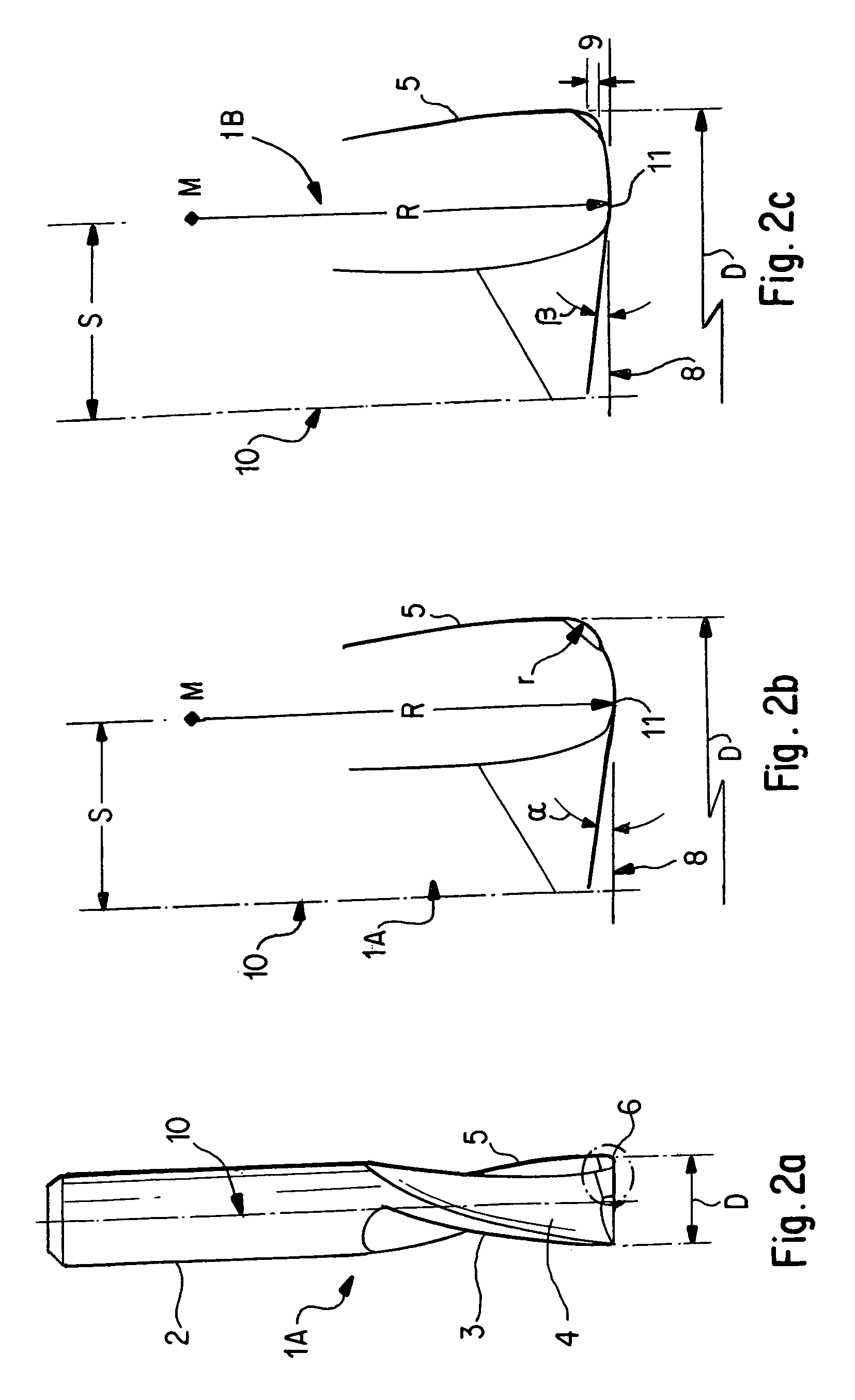 Shank milling cutter having a wiper radius