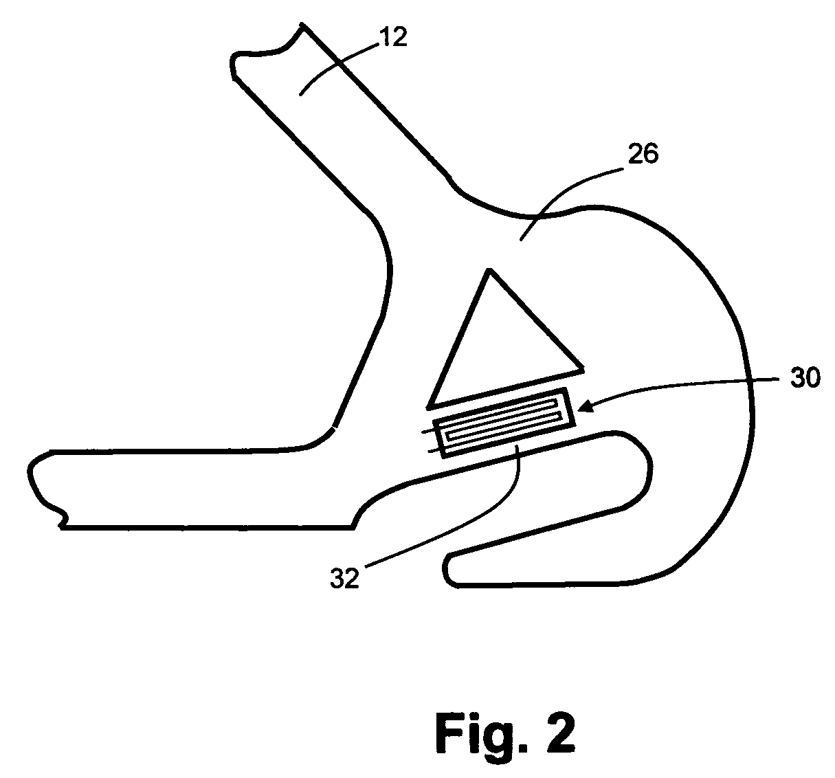 Bicycle power meter with frame mounted sensor