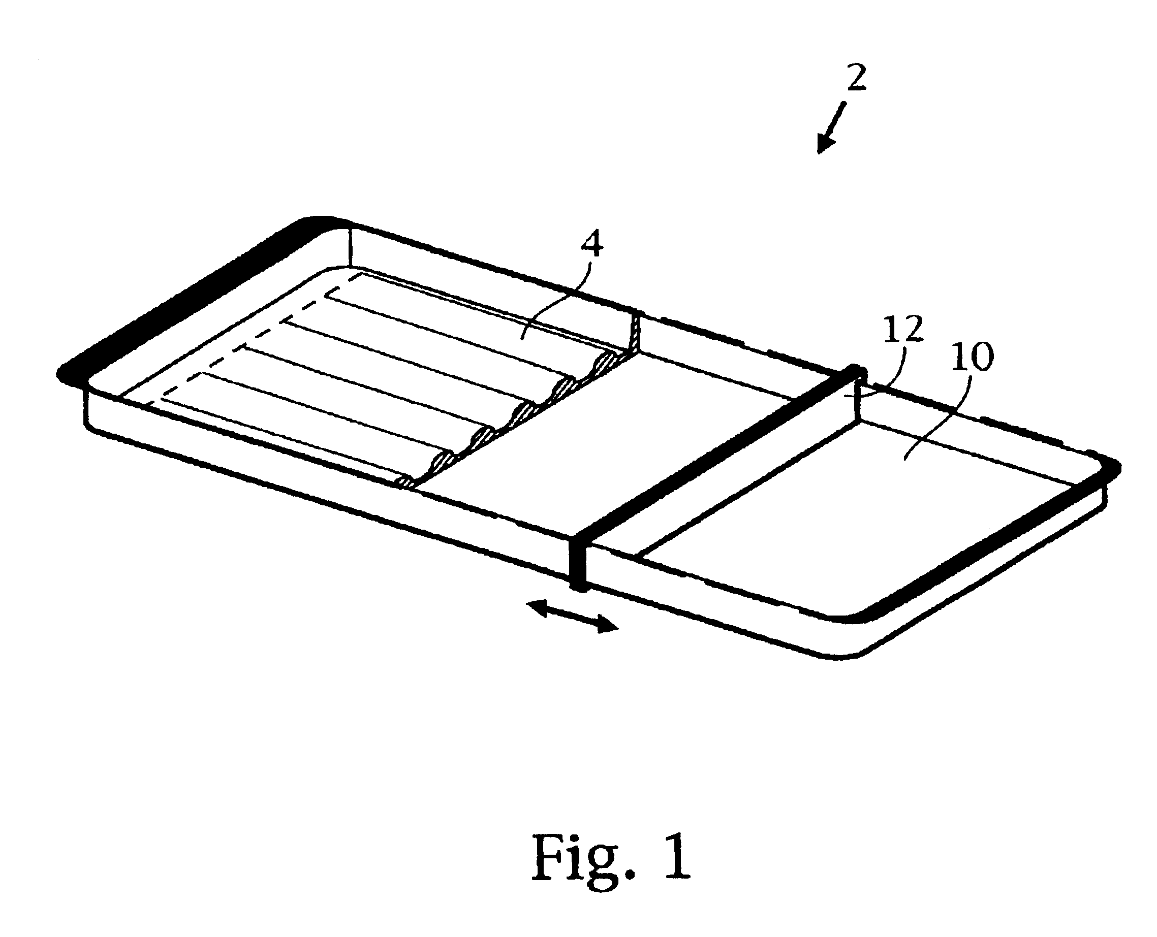 Electric grill with food divider