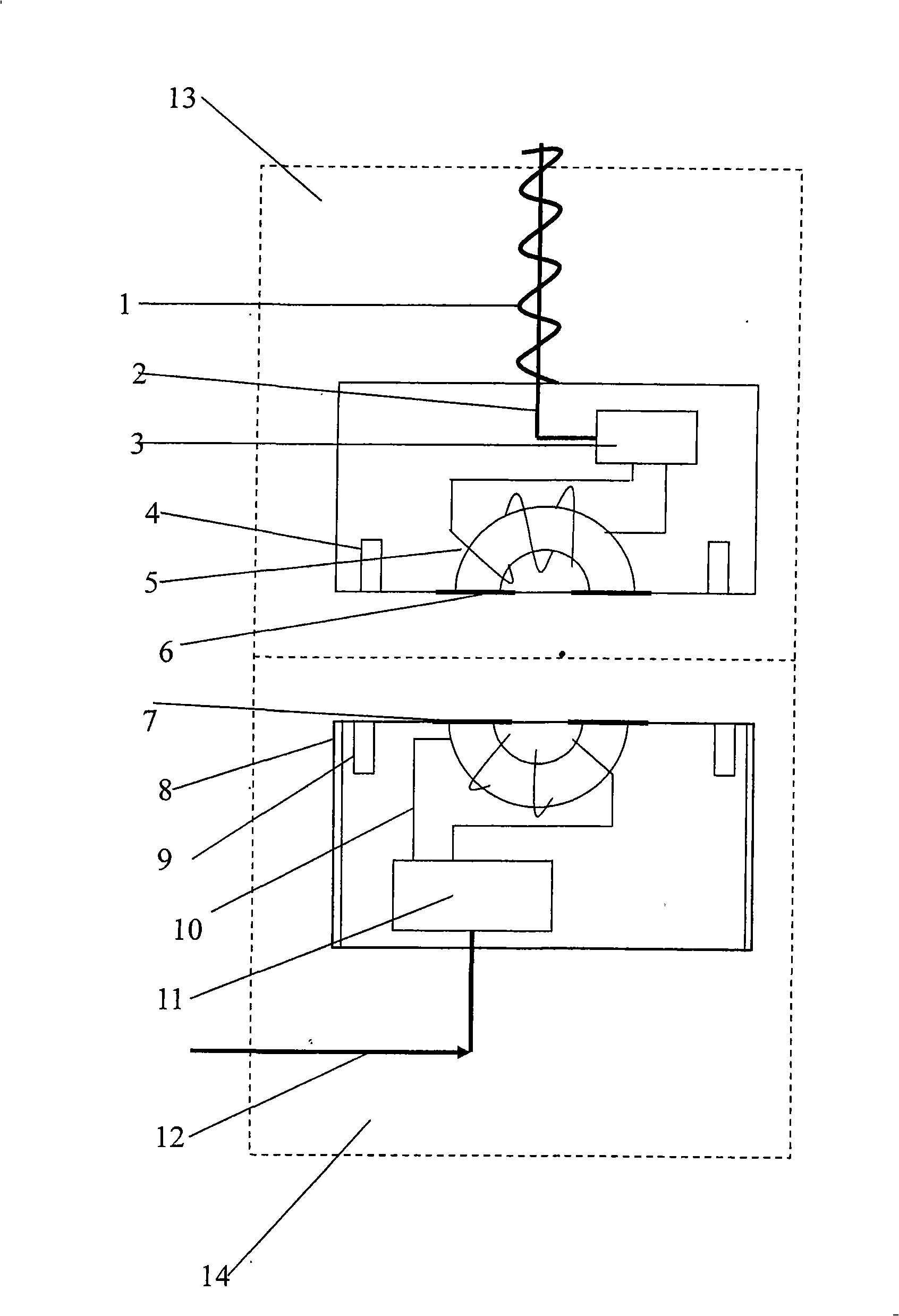 Automatic energy accumulating equipment for electric or air driven automobile on parking place