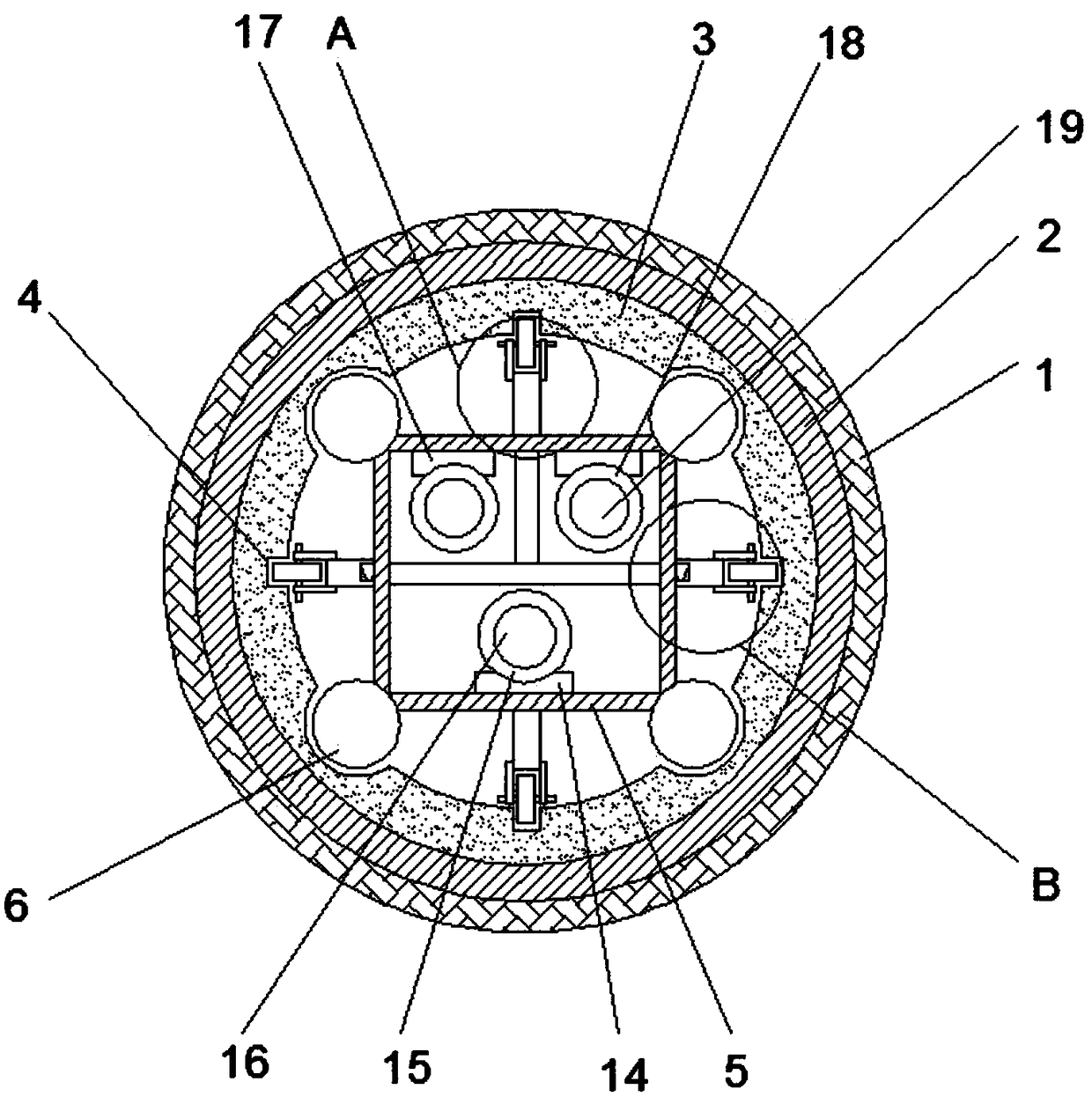 A tensile flame retardant silicone rubber cable