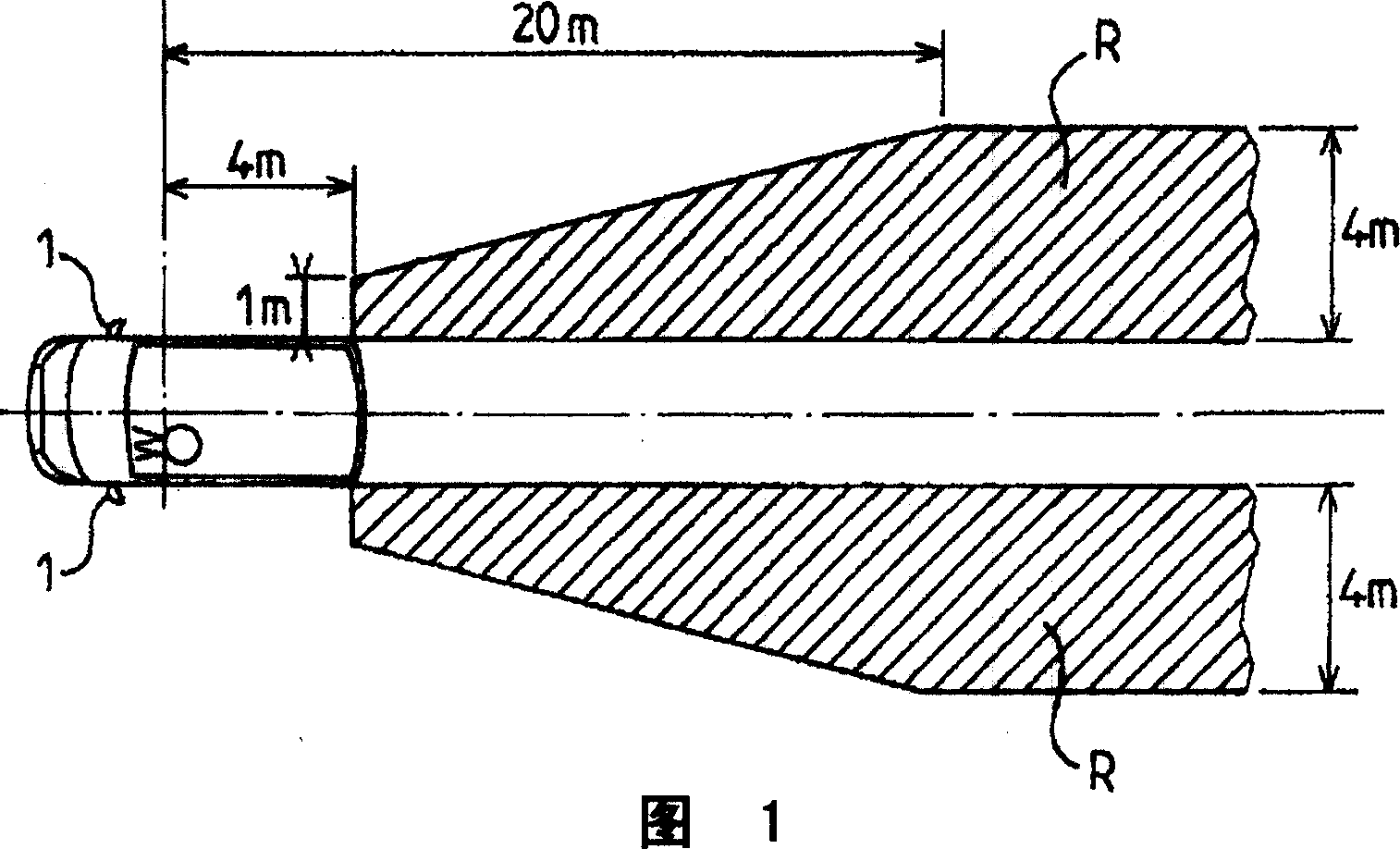 Method for increasing the field of vision in the mirror of a vehicle outside rearview mirror assembly and vehicle on which said method is implemented