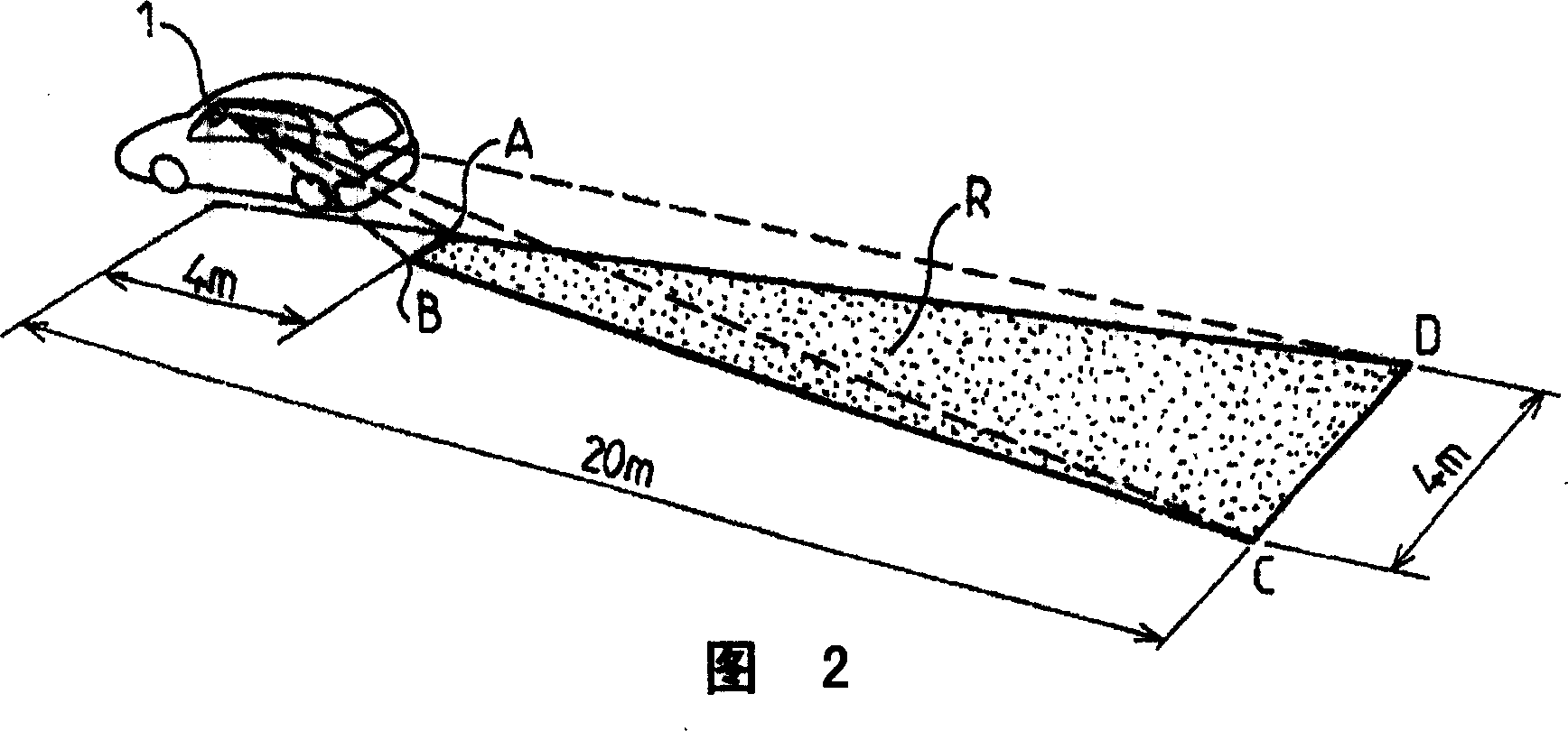 Method for increasing the field of vision in the mirror of a vehicle outside rearview mirror assembly and vehicle on which said method is implemented