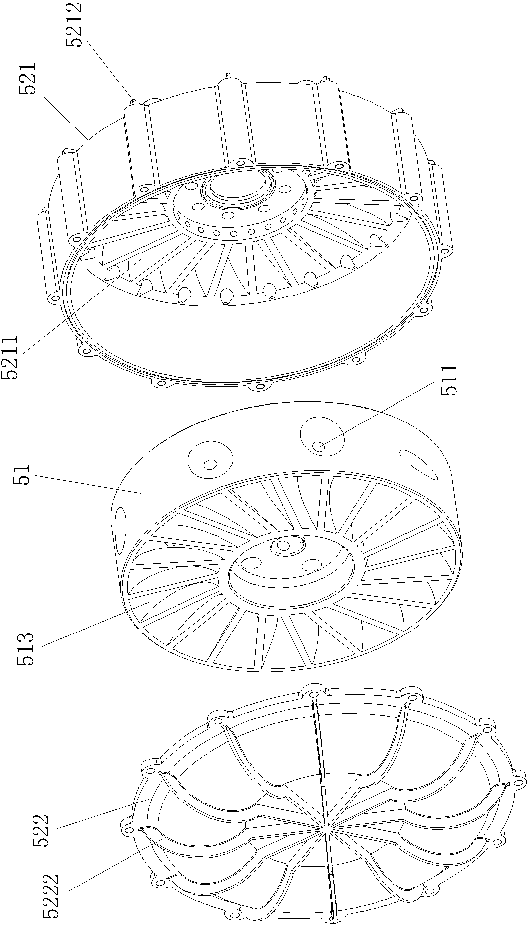 Auxiliary brake device applied to non-drive axle