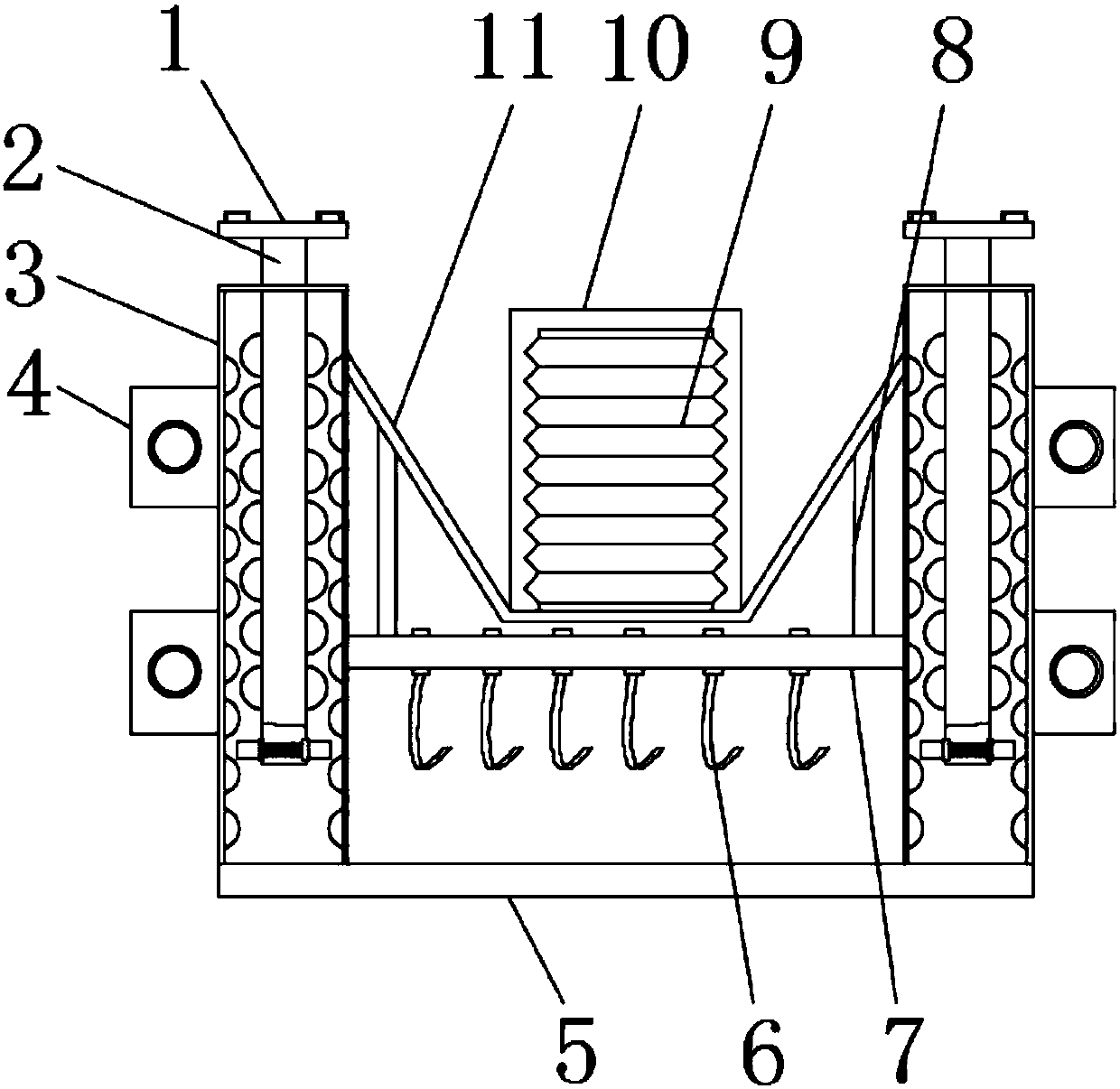 Rubber seal ring suspender