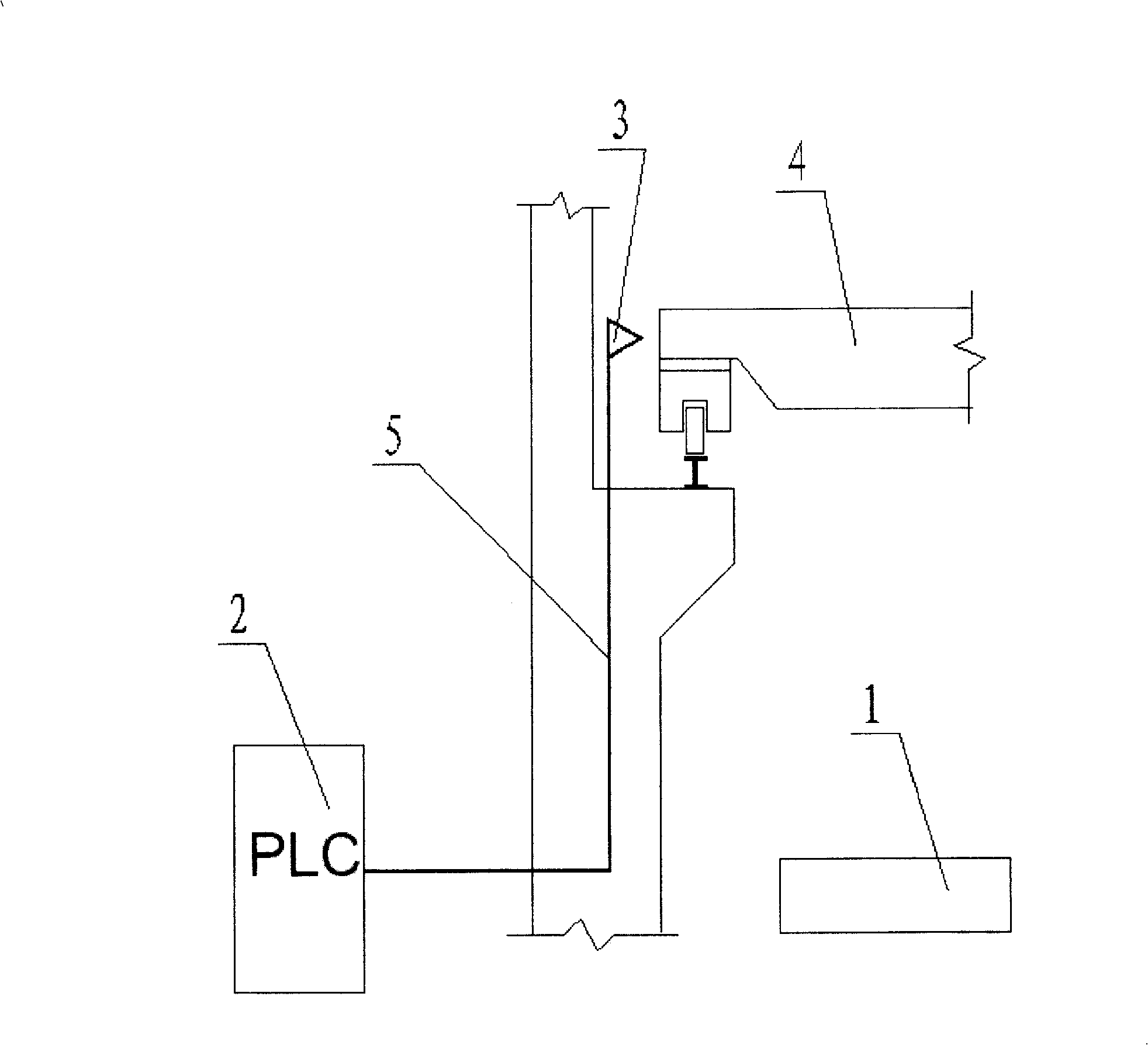 Stacking shop traveller and ground reclaimer interlocking protecting method and apparatus