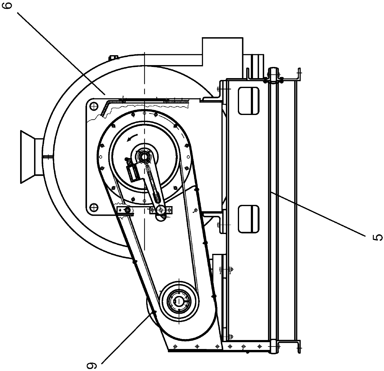 Fluid driving centrifuge