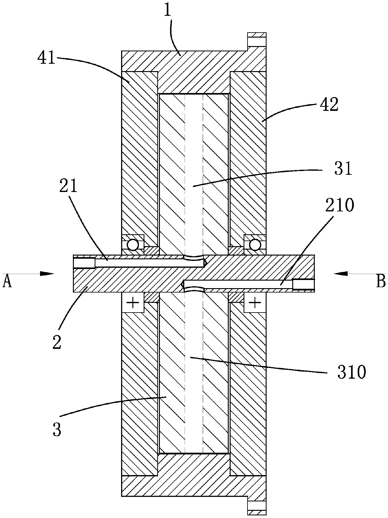 Fluid driving centrifuge