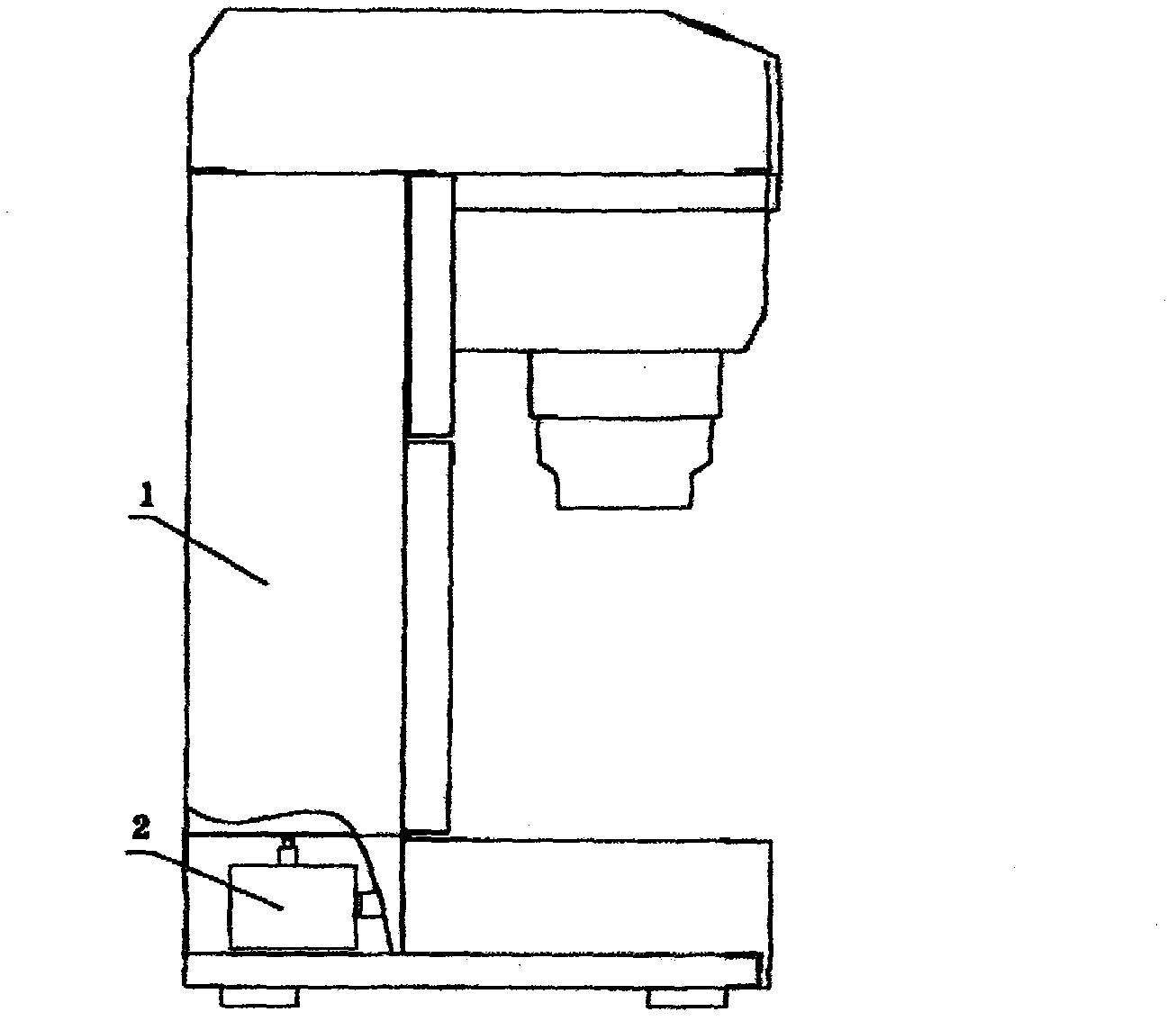 Coffee and hot water all-in-one machine