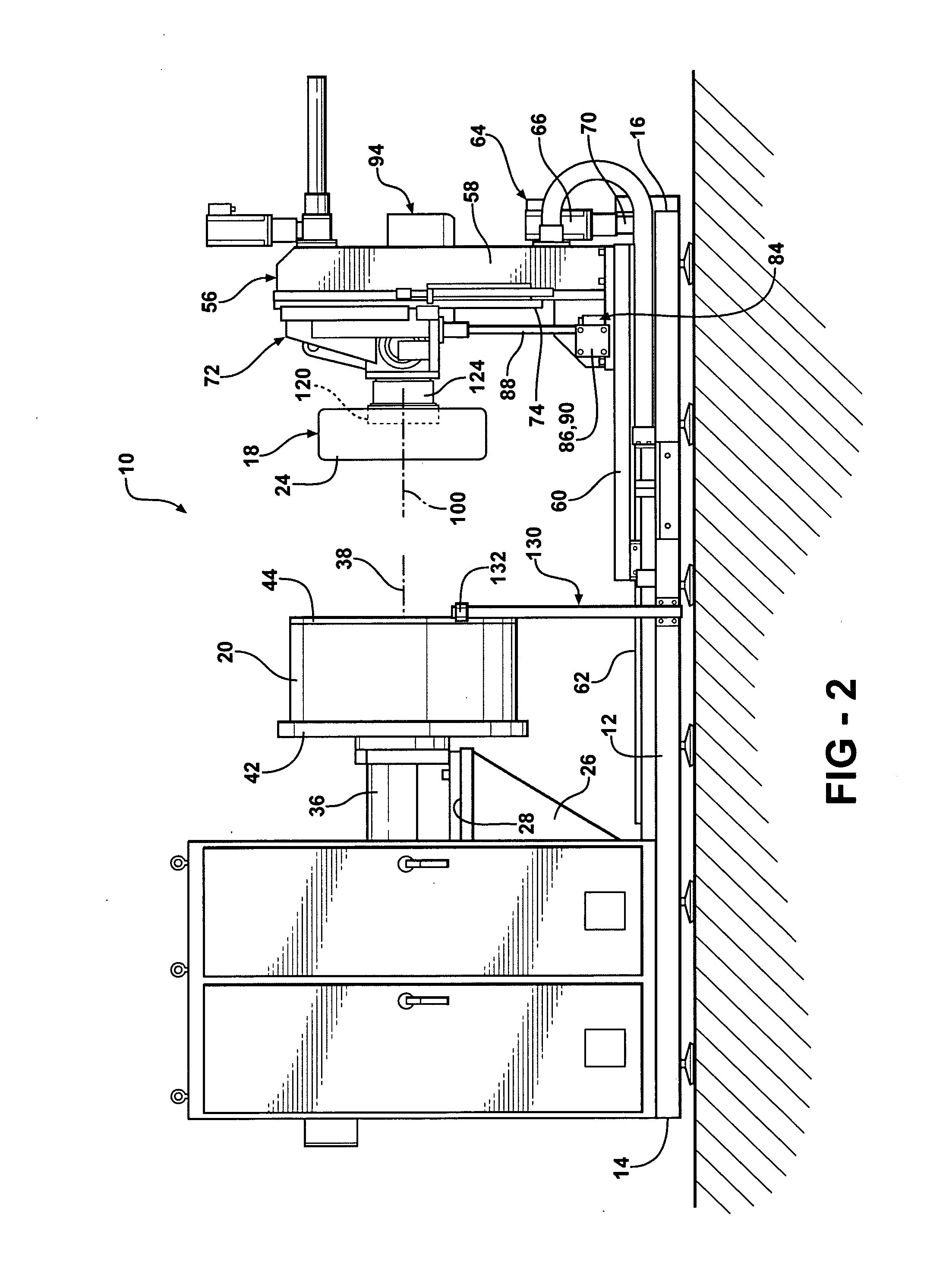 Biaxial wheel test assembly