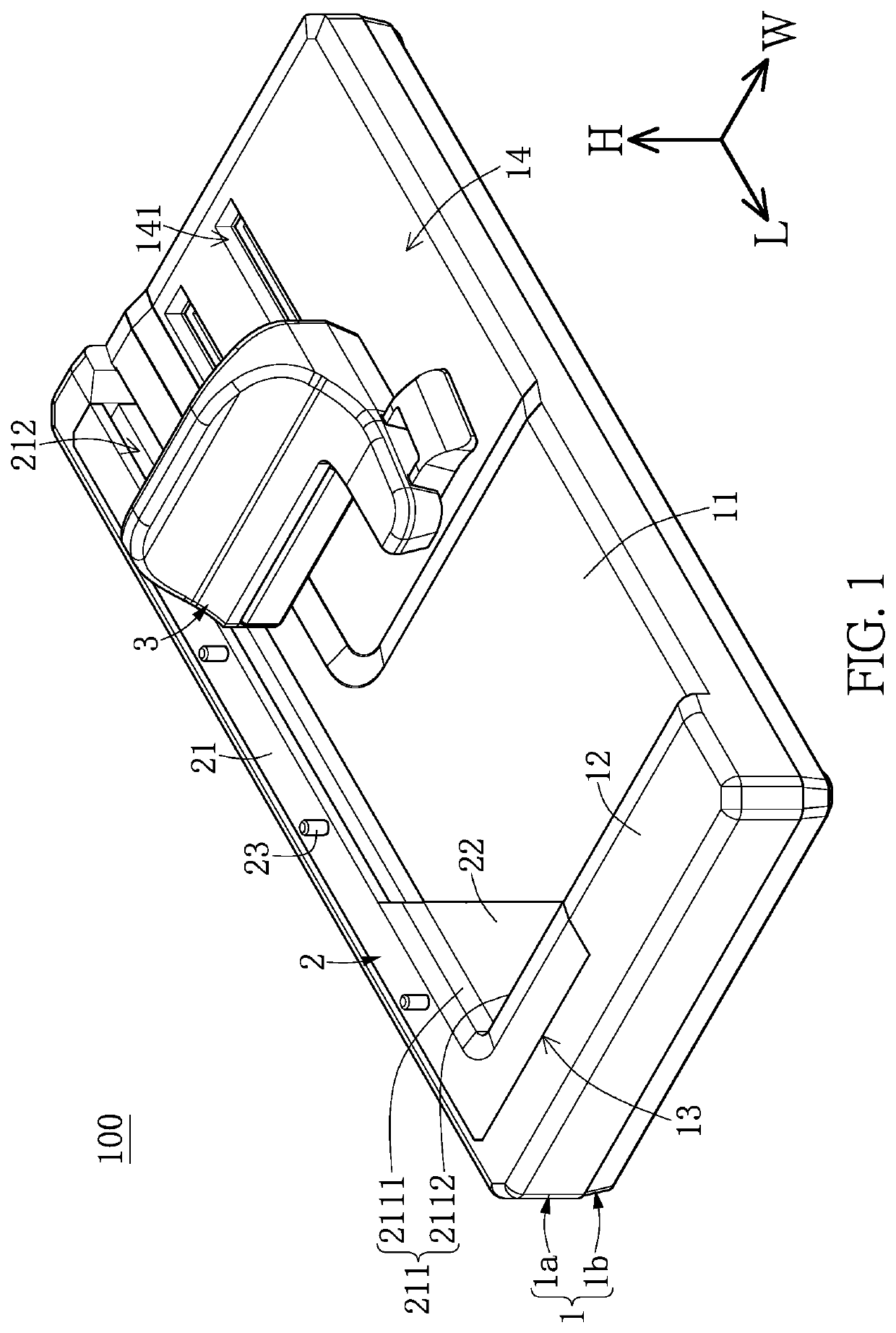 Glass screen film applicator and carrier module thereof