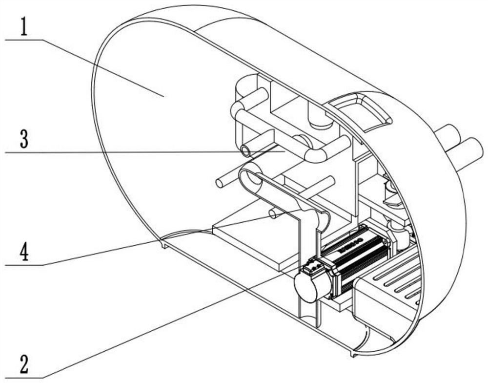 Breathing machine with return air treatment function