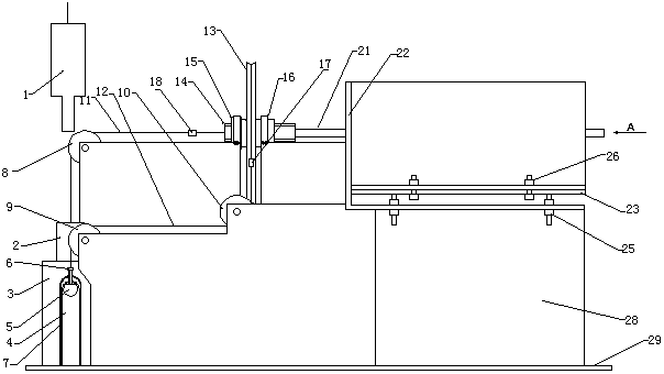 An experimental device and experimental method for impact tension and torsion loading