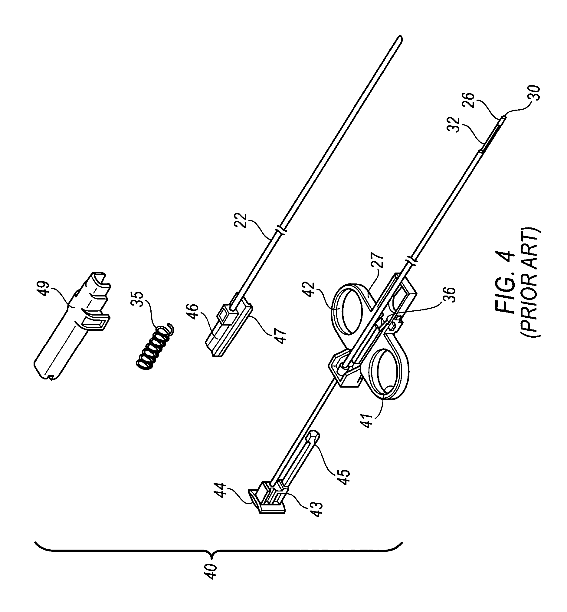 Vacuum assisted biopsy needle set