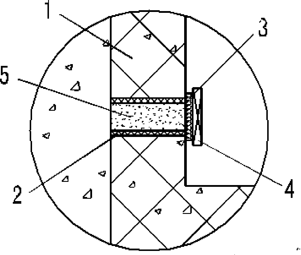 Method for eliminating pit buoyancy and pit structure