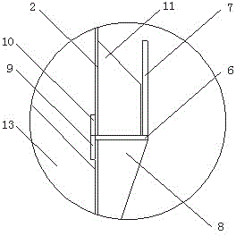 Variable-diameter steel tube built pile capable of reducing negative friction