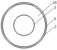 Variable-diameter steel tube built pile capable of reducing negative friction