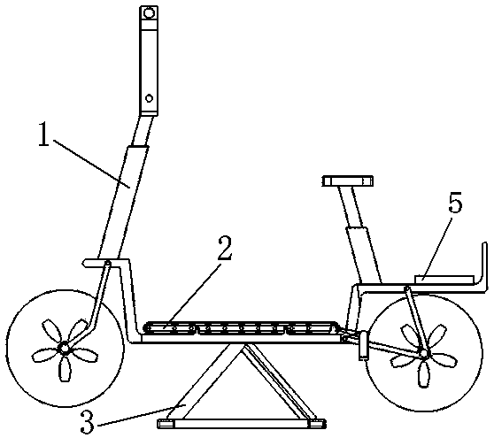 Novel electric bicycle integrated with recreation and body-building