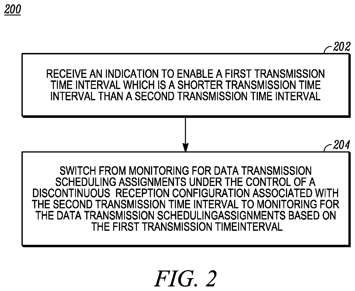 Methods, devices, and systems for discontinuous reception for a shortened transmission time interval and processing time