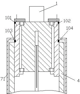 Worm processing mechanism controlled by circuit