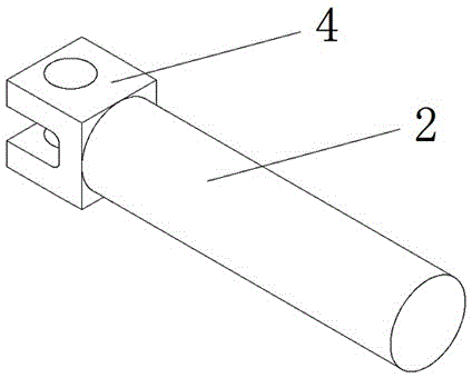 Rapid scaffold connecting device and construction method thereof