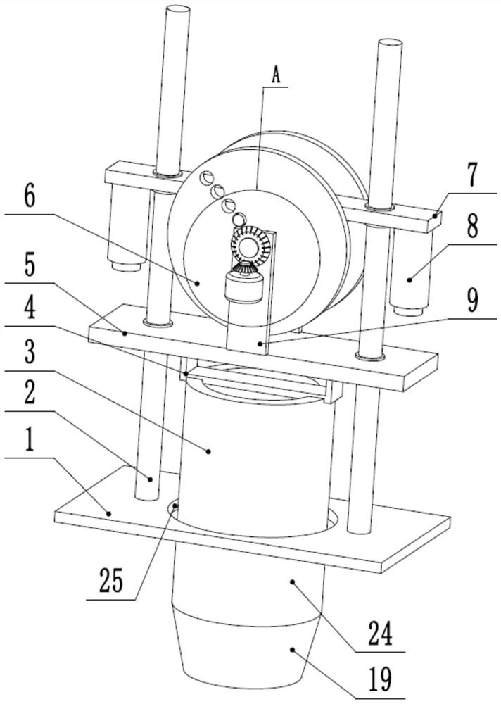 Sampling device for geological mineral exploration