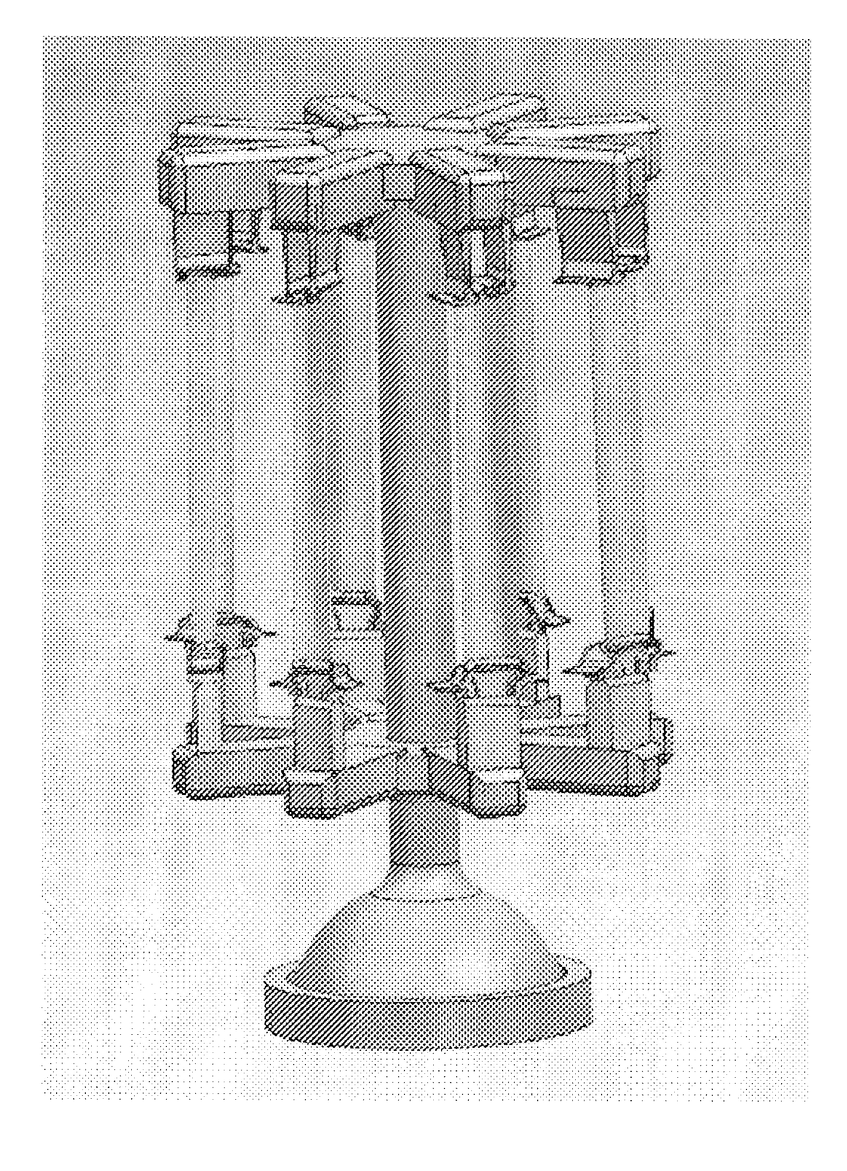 Method for casting isometric crystal turbine work blade blanks