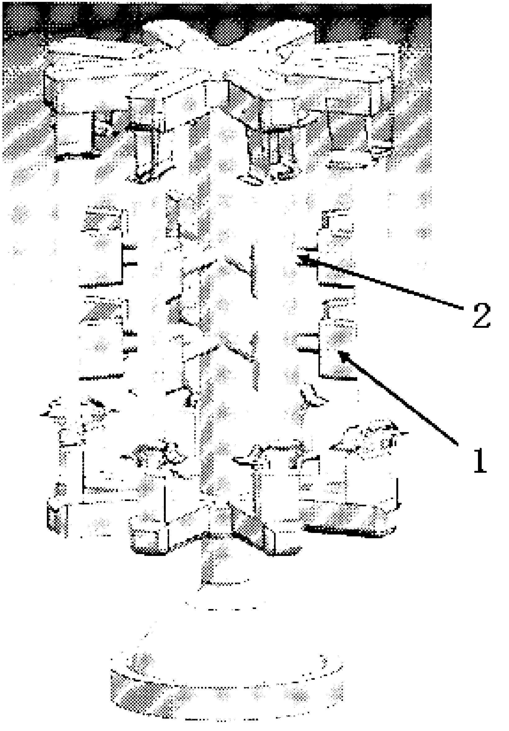 Method for casting isometric crystal turbine work blade blanks