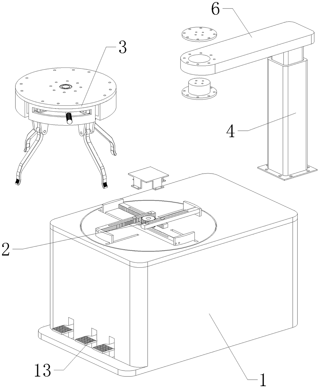 Protective dismounting equipment for low-flatness-ratio tyre