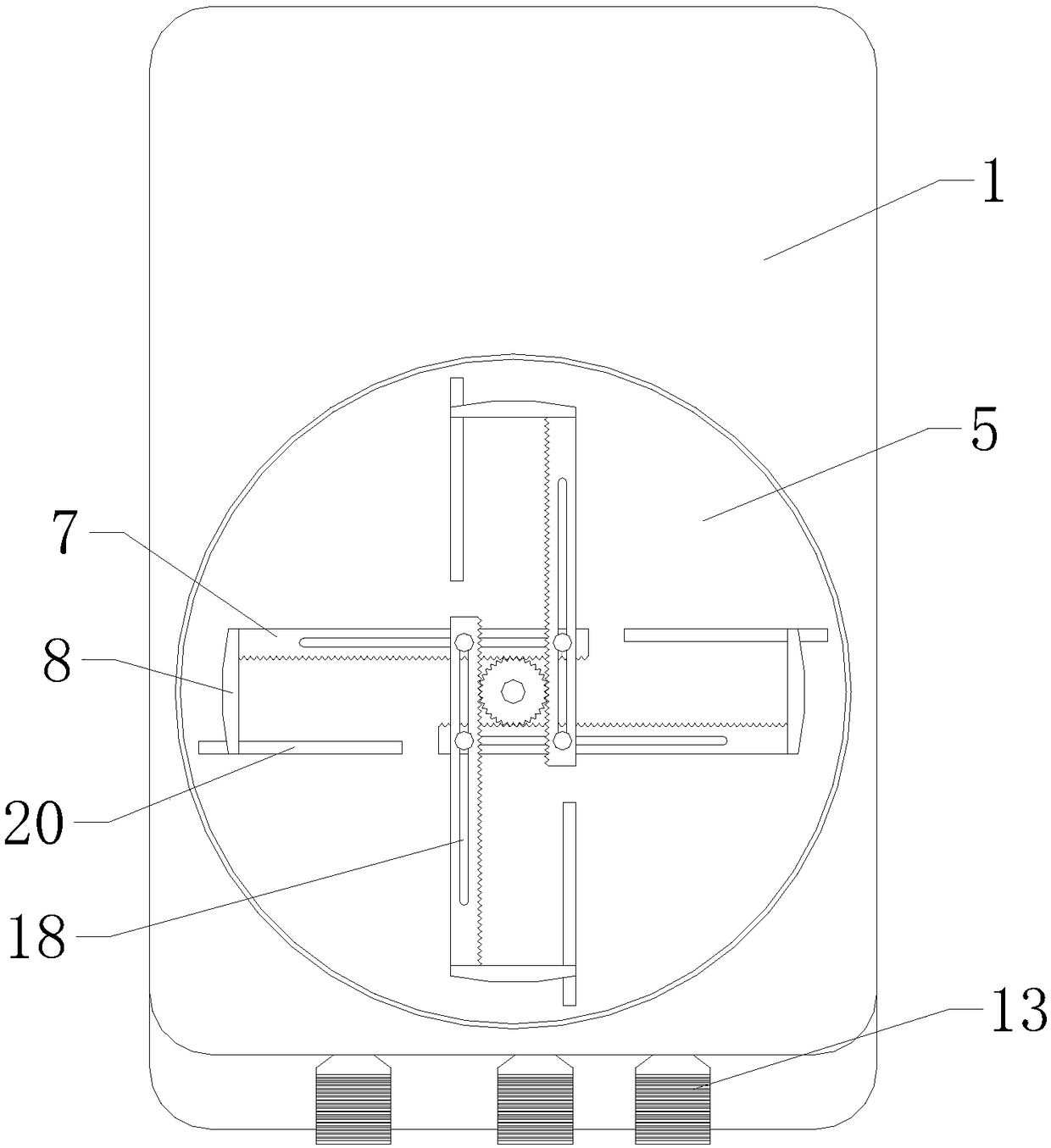 Protective dismounting equipment for low-flatness-ratio tyre