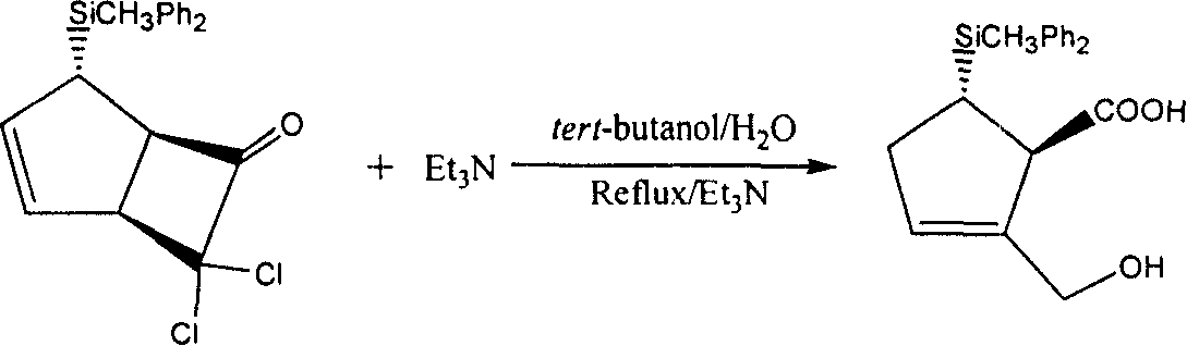 Method for synthesizing medication Entecavir of anti hepatitis B