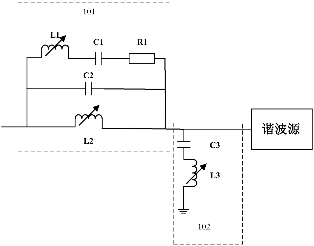 High-frequency harmonic isolation device and operating method thereof