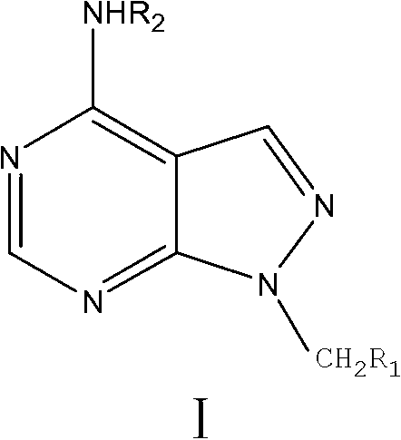 Allopurinol derivative and preparation method and application thereof