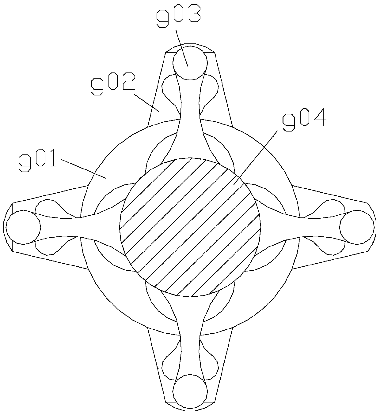 Driving speed change device for agricultural machinery