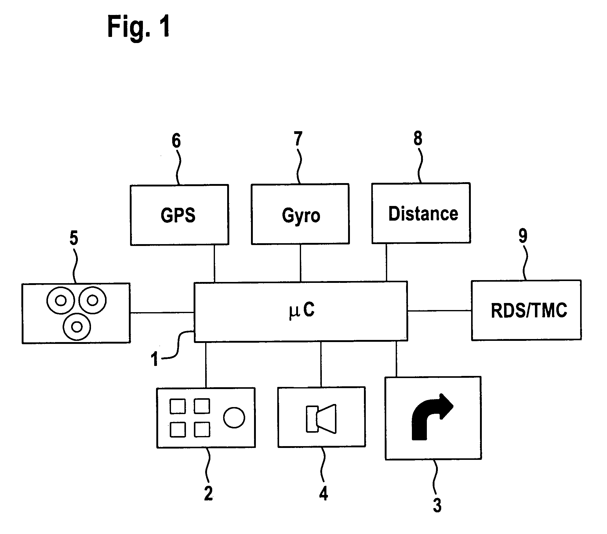 Motor vehicle navigation system having a protected storage medium