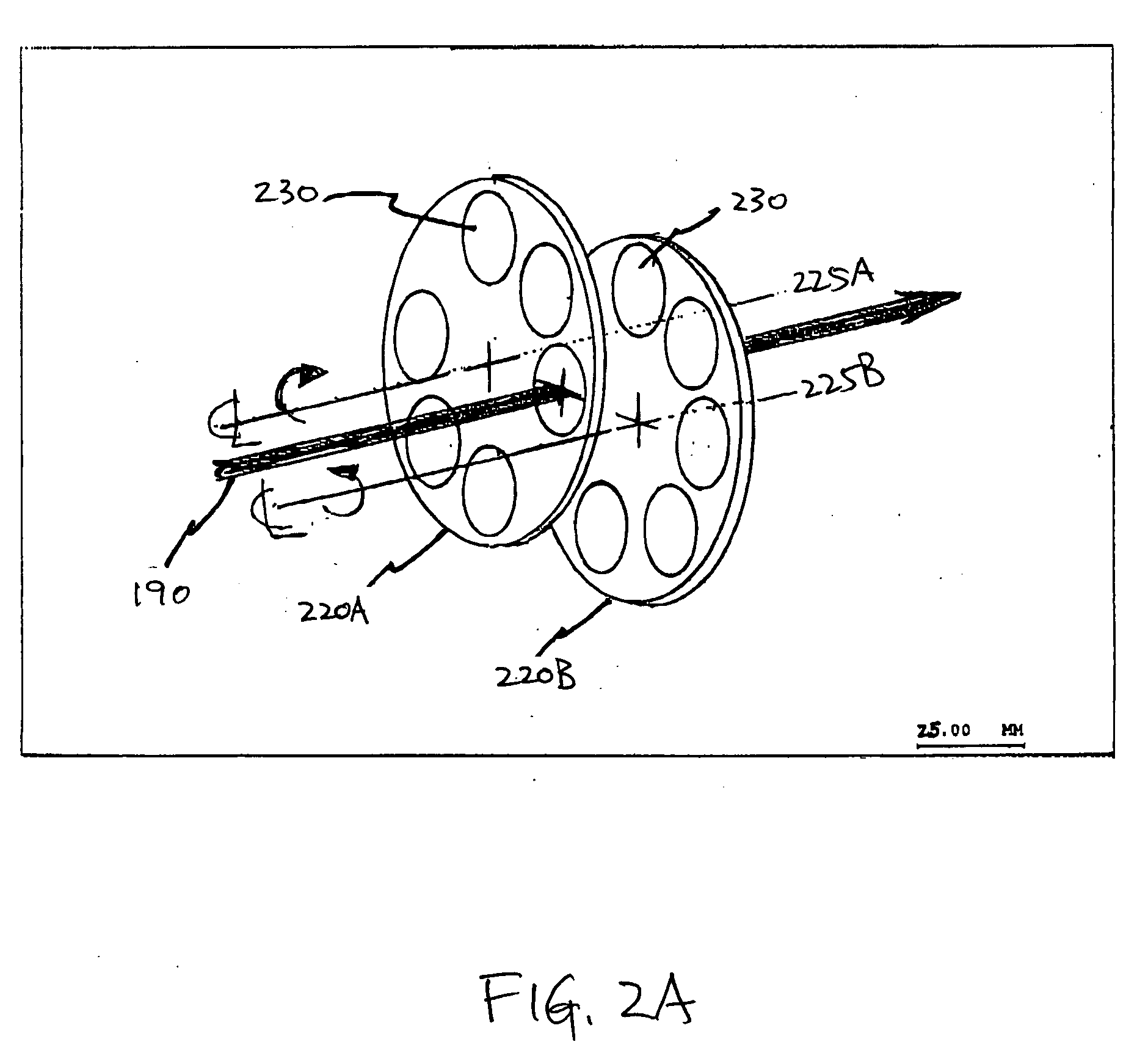 Two-dimensional optical scan system using a counter-rotating disk scanner