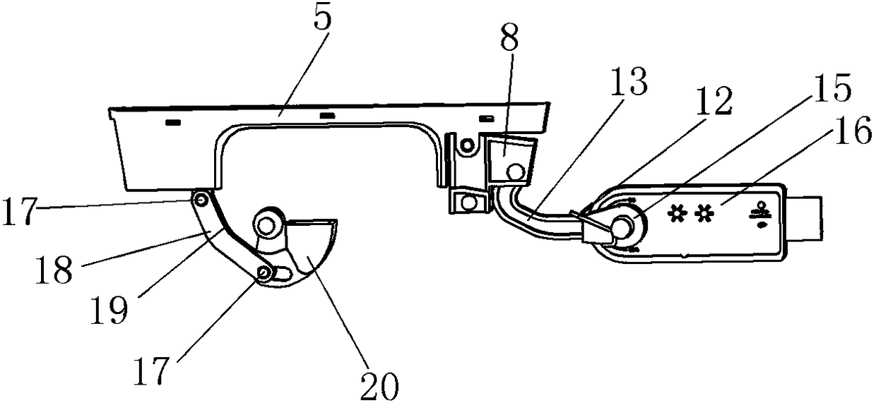 Automobile multifunctional hidden type outer handle