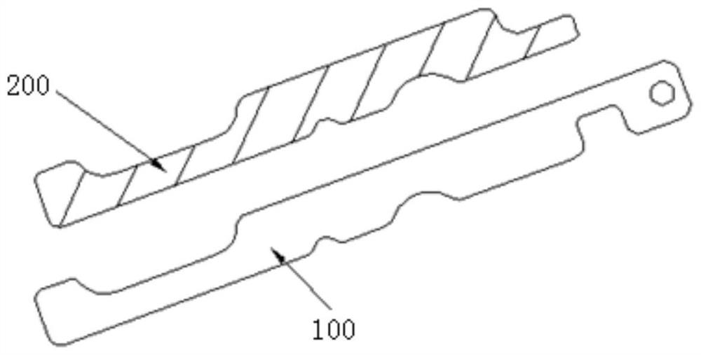 A kind of double-sided adhesive product skip small edge processing method