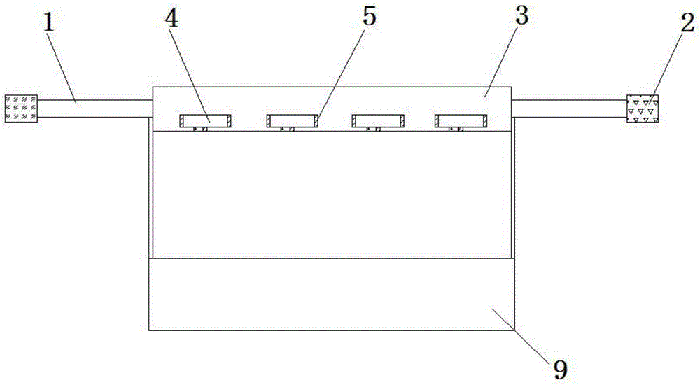 Adsorbing and fixing device for electric power tool