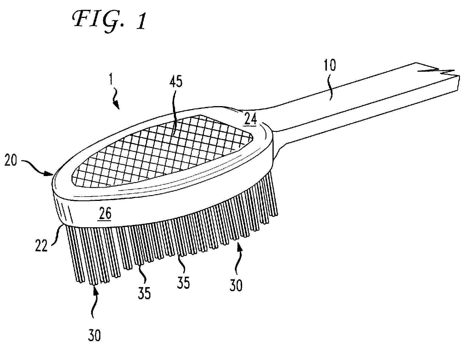 Oral care implement housing an oral care agent