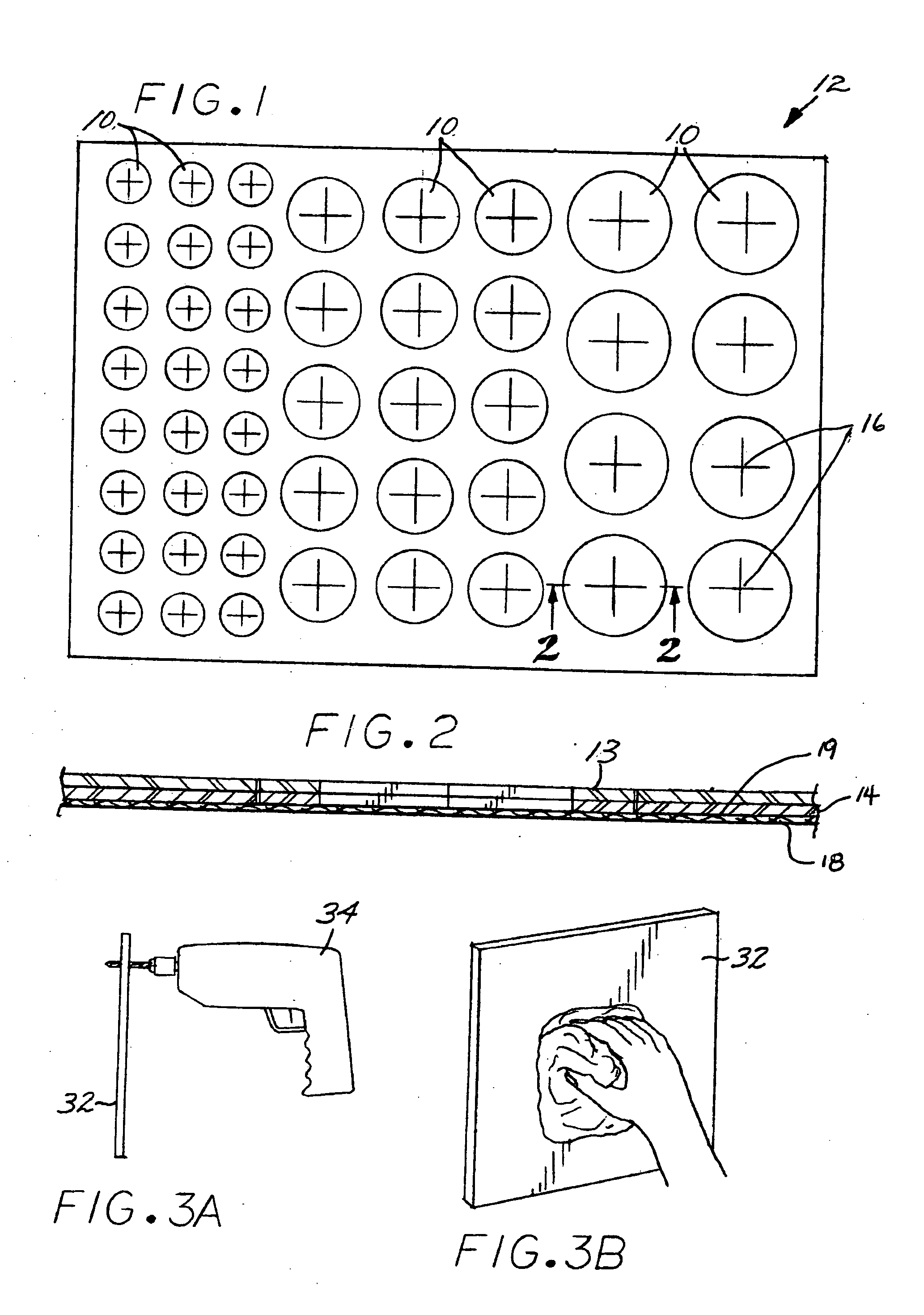 Pre-formed elastomeric fastener adhesive device and method of installation