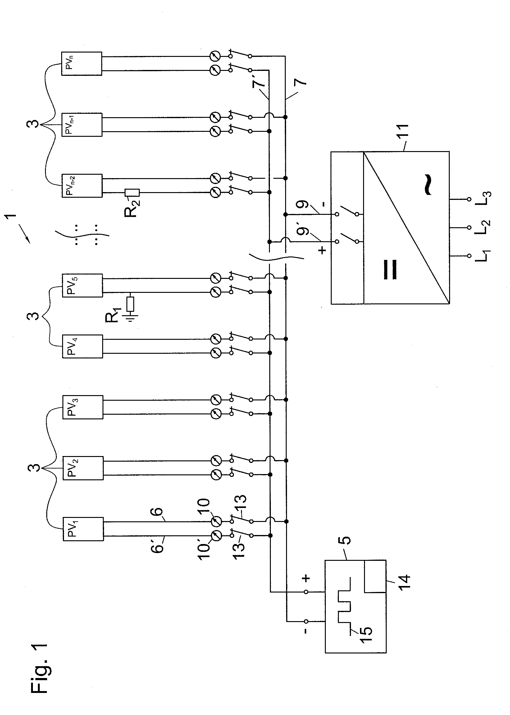 Insulation test method for large-scale photovoltaic systems