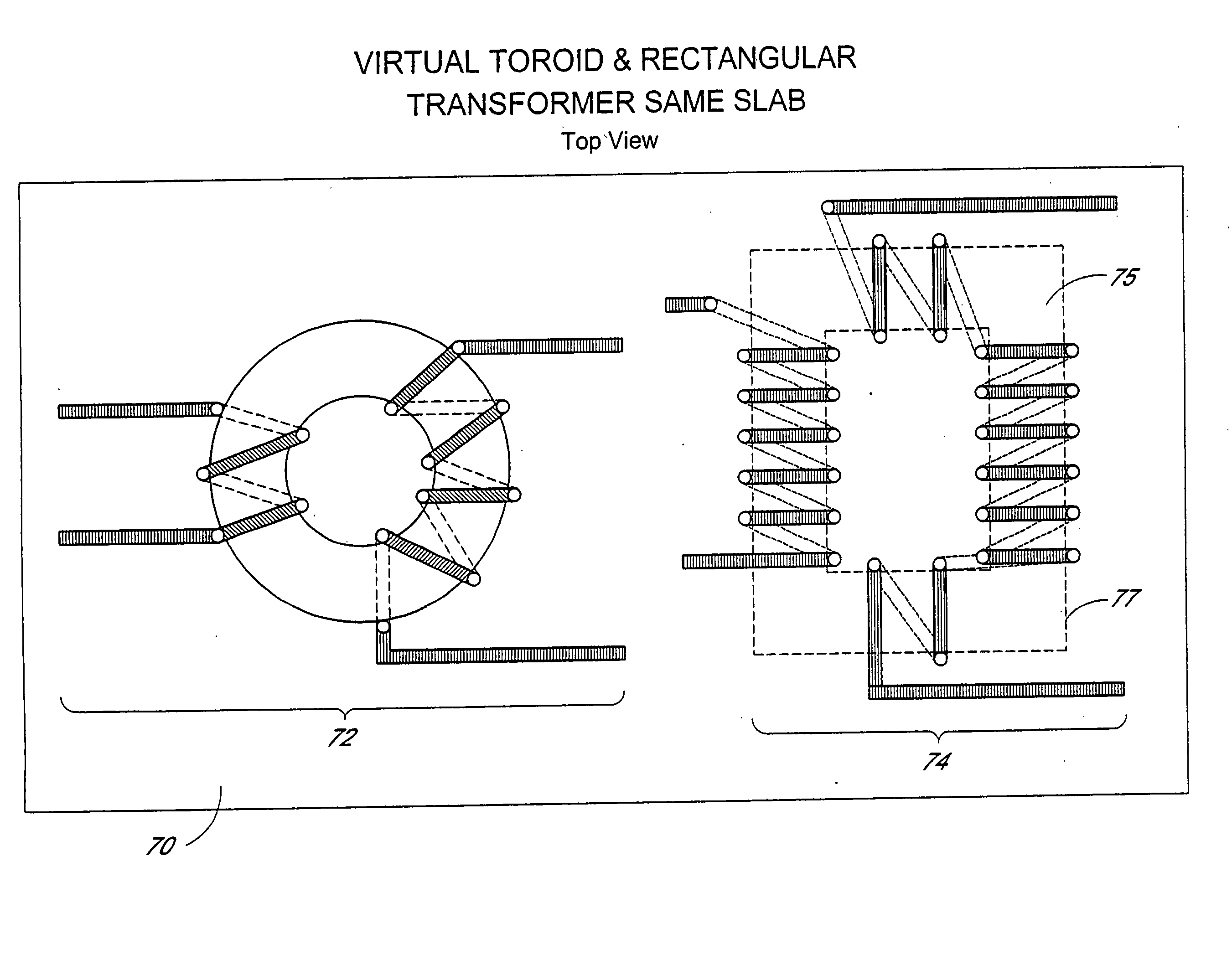 Electronic transformer/inductor devices and methods for making same